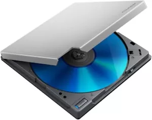 Pioneer 3.2 Gen1, 2.0 schmaler tragbarer BD/DVD/CD-Brenner - silber mit SW (BDR-XD08S) - Bild 1 von 3