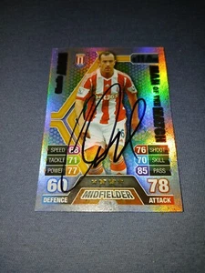 Trading Card firmada Charlie Adam Stoke City NUEVO - Imagen 1 de 1