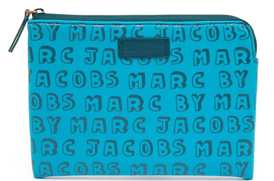 Marc by Marc Jacobs Blue Logo Neoprene Tech Mini Tablet Case 8" x 10.5" NWT - Image 1 of 1