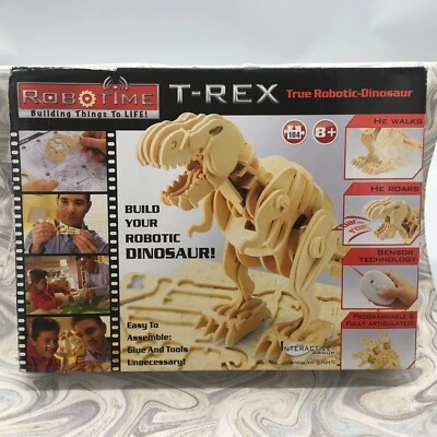 Robotime T-Rex True Robotic Dinosaur. Build Yourself  by Interactive Group. NEW - Image 1 of 4