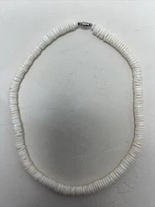 "Collar vintage PUKA SHELL 18"" auténtico hawaiano" - Imagen 1 de 4