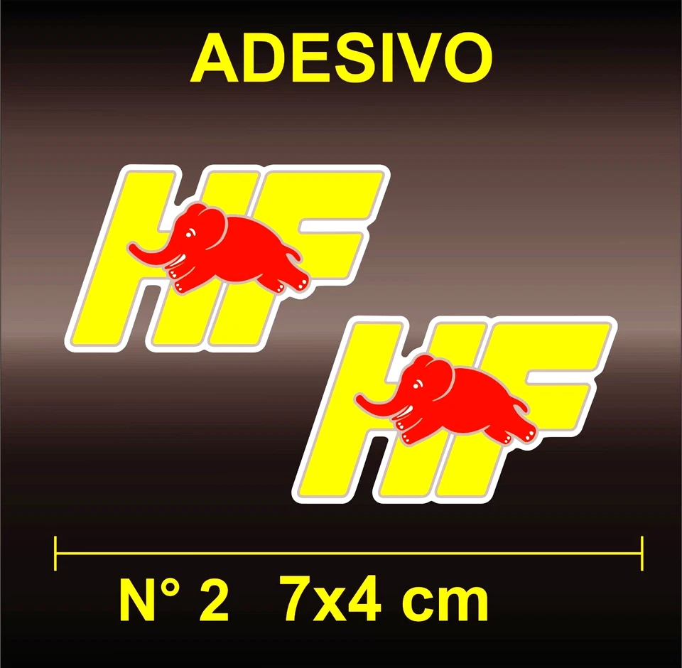 Adesivi Sticker HF ELEFANTINO LANCIA | ALFA FIAT FERRARI MASERATI DELTA - Imagen 1 de 1