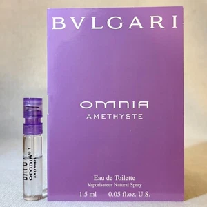 Bvlgari Omnia Amethyste Eau de Parfum EDP Sample Spray. .05oz, 1.5ml New in Card - Picture 1 of 1