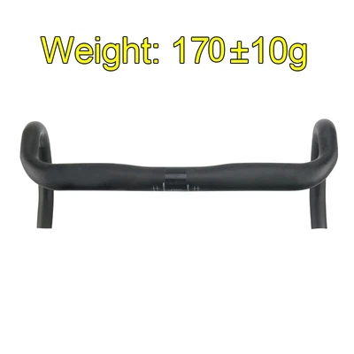 Ultralight Bicycle Handlebar 31.1 - 32.5mm Carbon Fibre Bike Bent Handlebars   - Image 1 of 4