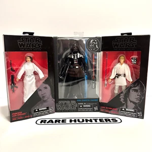 Star Wars The Black Series #02 Darth Vader, #21 Luke & #30 Leia 3-pack BNIB - Picture 1 of 8