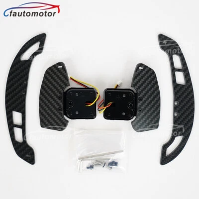 Магнитные переключатели лопастей из углеродного волокна для Audi B9 A3 A4 A5 RS3 RS4 RS5 S3 S4 S5 - Изображение 1 из 4