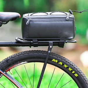 Waterproof Bike Rack Bag Bicycle Trunk Backseat Rear Seat Cycling Bag - Picture 1 of 9