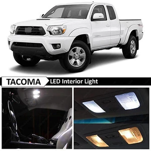 Kit de paquete de repuesto de 9 luces LED interiores blancas para Toyota Tacoma 2005-2015 - Imagen 1 de 12