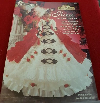AL6 THE NEEDLECRAFT SHOP 1998, CROCHET LADIES OF FASHION - RENEE  OF BATON ROUGE - Image 1 of 2