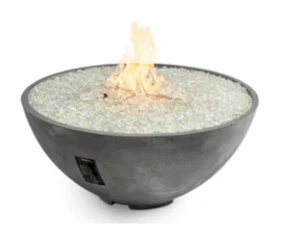 Outdoor Greatroom 42" Cove Edge Round Gas Fire Pit Table Midnight Mist, CV-30EMM - Picture 1 of 3