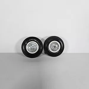 Cerchi pneumatici di ricambio nuovi luminosi Super Balloon Wheels lotto di 2 neri e argento - Foto 1 di 5