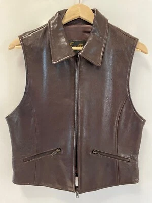 Women's Leather Vest - Image 1 of 3