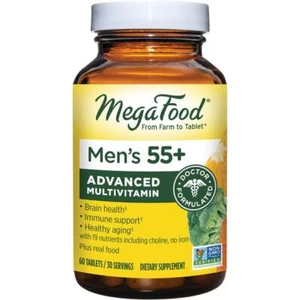 MegaFood Men's 55+ Advanced Mulitvitamin 60 Tabs - Picture 1 of 2