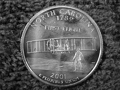 2001 S NORTH CAROLINA  STATE  QUARTER FROM PROOF SET - Image 1 of 2
