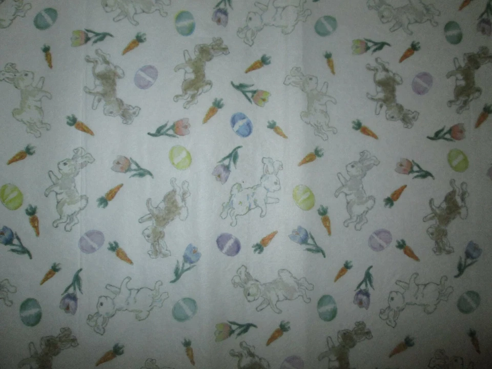 TISSUE PAPER EASTER THEME-BUNNIES,EGGS,CARROTS - Image 1 of 1