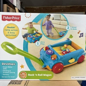 Fisher-Price Silly Speedsters Rock ‘N Roll Wagon Sit Stand Mode Baby Toddler Toy - Picture 1 of 9