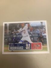 Jefry Rodriguez Signed Card 2018 Harrisburg Senators Team Card IP Auto