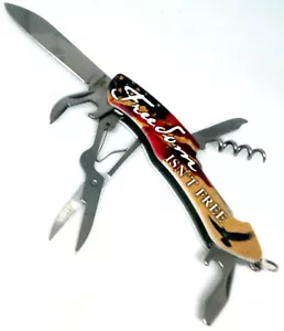 Multifunktions-Taschenmesser "Freedom isn't free", 8 FUNKTIONEN Taschenmesser - Bild 1 von 2