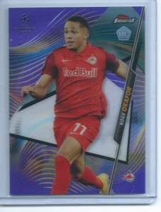 Noah Okafor Purple /250 Rookie RC Topps Finest UEFA Champions League 2020-21 - Imagen 1 de 2