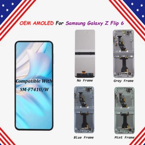 Digitalizador de pantalla táctil con pantalla LCD abatible 6 F741U/W OEM OLED para Samsung Galaxy Z - Imagen 1 de 7