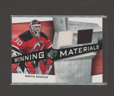 2008-09 SPx Winning Materials Jersey #WMMB Martin Brodeur    *22194