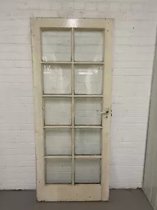 Reclaimed Georgian Wooden Panel External Front Door 1922 x 810mm - Picture 1 of 23