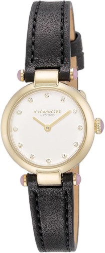 Orologio Coach CARY Quadrante Argento Quarzo 24 5MM 14504014 Donna Nero