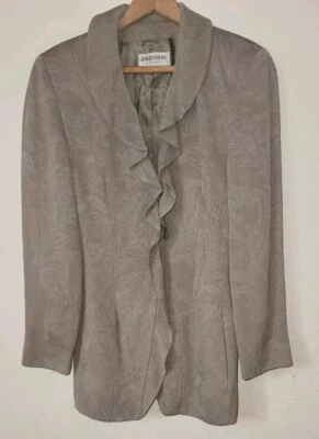 Le Collezioni Giorgio Armani 开衫裙 Powersuit 尺寸 40/8 女式意大利 — 第 1/4 张图片