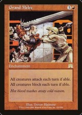 1 x MTG NM Grand Melee Onslaught Rare