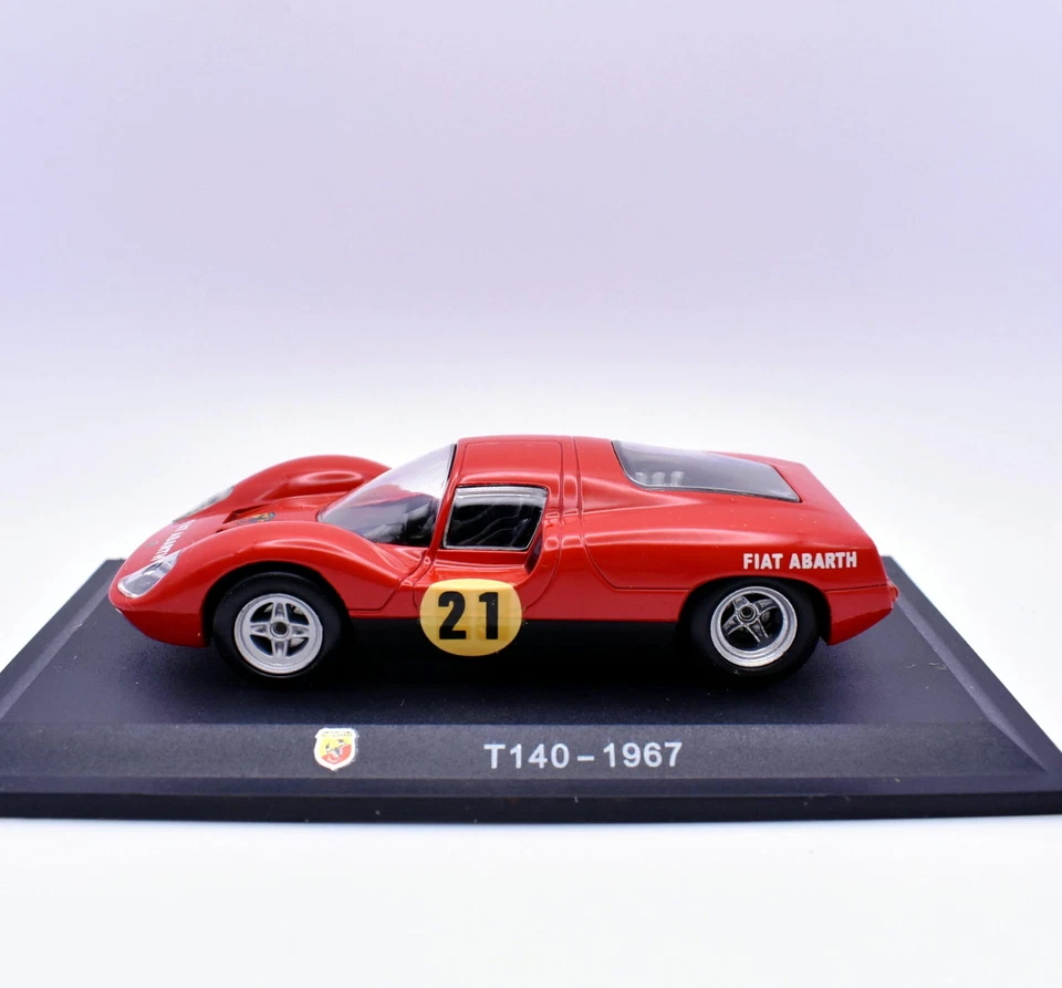 Modellino auto scala 1:43 Fiat Abarth T140 N.21 modellismo statico collezione - Immagine 1 di 1