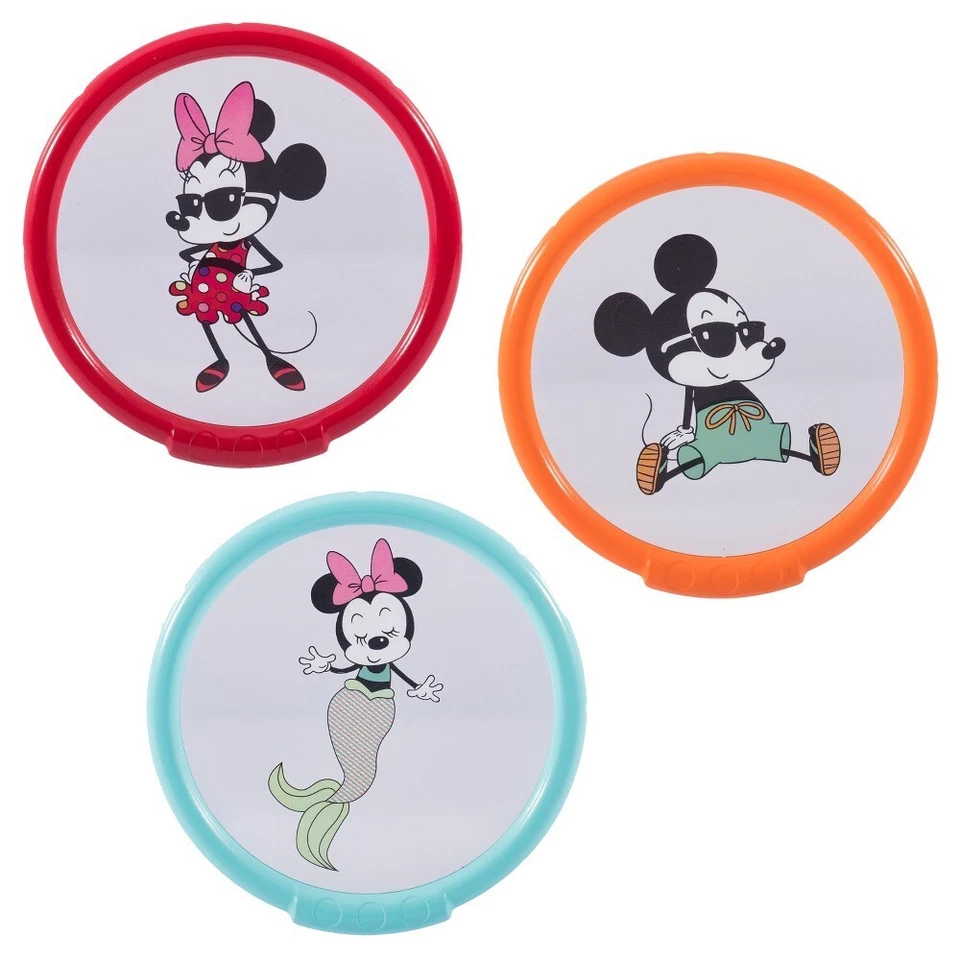 Disney Dive Rings Pool Set Game Mickey & Minnie Mouse Mermaid New - Image 1 of 3