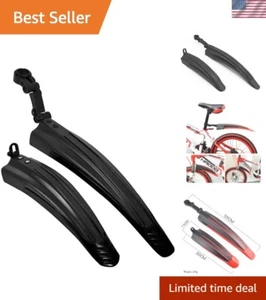 Lightweight Synthetic Fiber Mudguards for Road/Mountain Bikes - Easy Install - Picture 1 of 10