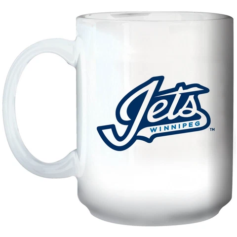 Winnipeg Jets 15oz. Primary Logo Mug Cover