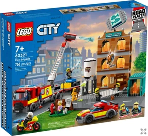LEGO 60321 CITY: Fire Brigade NEW/Sealed 766 Pieces, Ages 7+ Retired - Picture 1 of 6