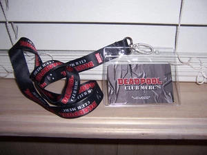 Club Merc Member Deadpool Lanyard Loot Crate Exclusive  - Picture 1 of 3