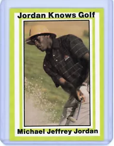 FREE SHIPPING - Michael Jeffrey Jordan Knows Golf Player Green Card Aamer Sport - Picture 1 of 2