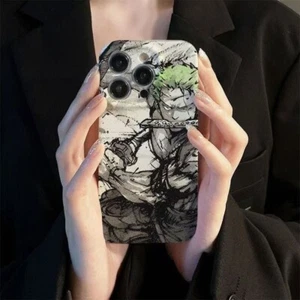 One Piece Zoro Anime Für iPhone 11 12 13 14 15 16 Case Hülle Schutzhülle Cover - Zdjęcie 1 z 3