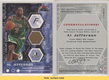 2007-08 Topps Stadium Club Full Court Press Relics /499 Al Jefferson #FCPR-AJ