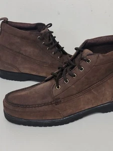 Mens Bostonian Brown Suede Chukka Boots Shoes Size US 9 1/2 M Leather - Picture 1 of 9