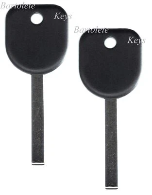 2 Replacement Transponder Car Key For Chevrolet Impala Malibu Trax Caprice Spark - Image 1 of 4