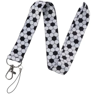Soccer Id Card Holder Cool Badge Holder Gift Key chain Office - Photo 1 sur 7
