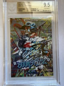 Nelson Cruz 2017 Topps Fire Boomstick Seattle Mariners #M-8 BGS 9.5 Gem Mint - Picture 1 of 2