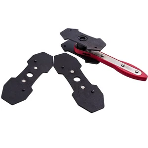 Ratcheting Brake Caliper Piston Spreader Press Tool Kit 2 Sizes Piston Plates - Picture 1 of 12