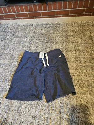 Vintage Navy Blue Shorts Size Large  warm up shorts Running New With Tags  - Image 1 of 4
