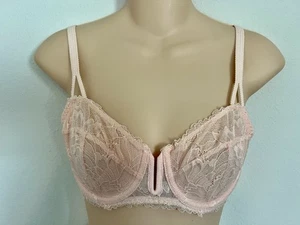 Auden Unlined Balconette Coverage Underwire Bra Size 32B Lace Sheer Sexy - Picture 1 of 5