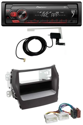 Pioneer 1DIN USB DAB MP3 AUX Autoradio für Hyundai Santa Fe (ab 2012) - Bild 1 von 4