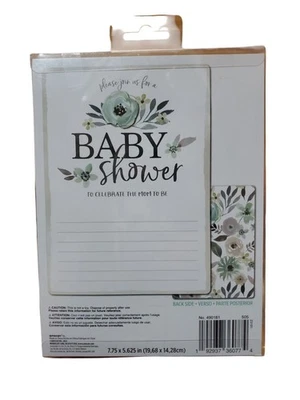 (3) 8ct Baby Shower Invitations & Envelopes To Celebrate The Mom To Be -24 Total - Image 1 of 3