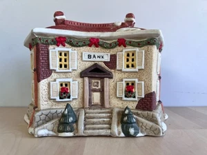 Ruey Perng Design Keramik Porzellan Stadtbank Leuchte Dorfgebäude Vintage 1994 - Bild 1 von 7