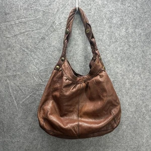 Bolso Hobo Lucky Brand Para Mujer Grande Cuero Marrón Holgado Cartera de Hombro Boho - Imagen 1 de 19