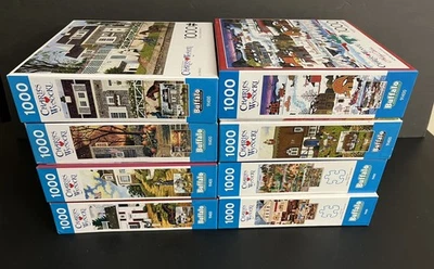 Lote de (8) Rompecabezas CHARLES WYSOCKI 1000 Piezas - En muy buen estado+ - Completo - Envío Gratis Foto 1 de 4